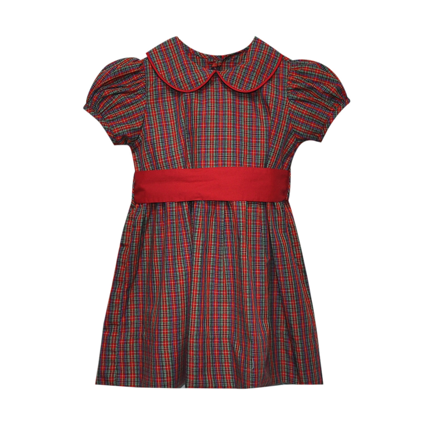 Aria Dress - Red Plaid