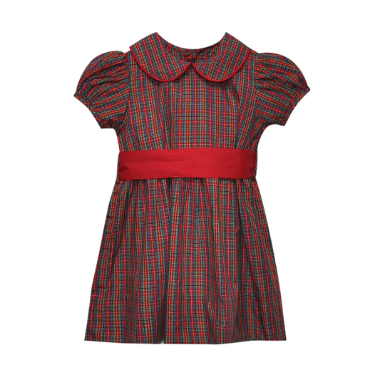 Aria Dress - Red Plaid