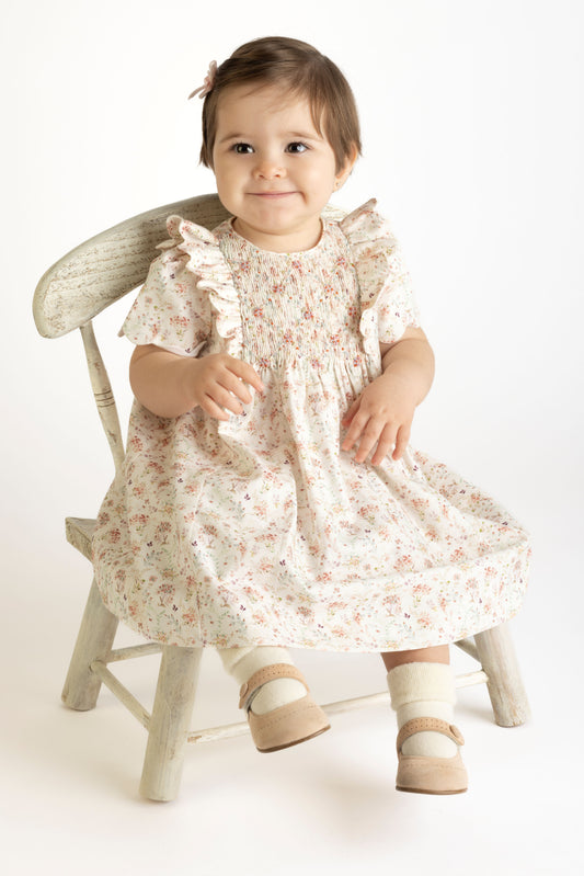 Whimsical Smock Float Dress - 8618Y