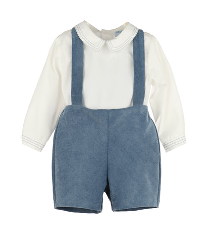 Majestic Cord. Boy Set - Navy