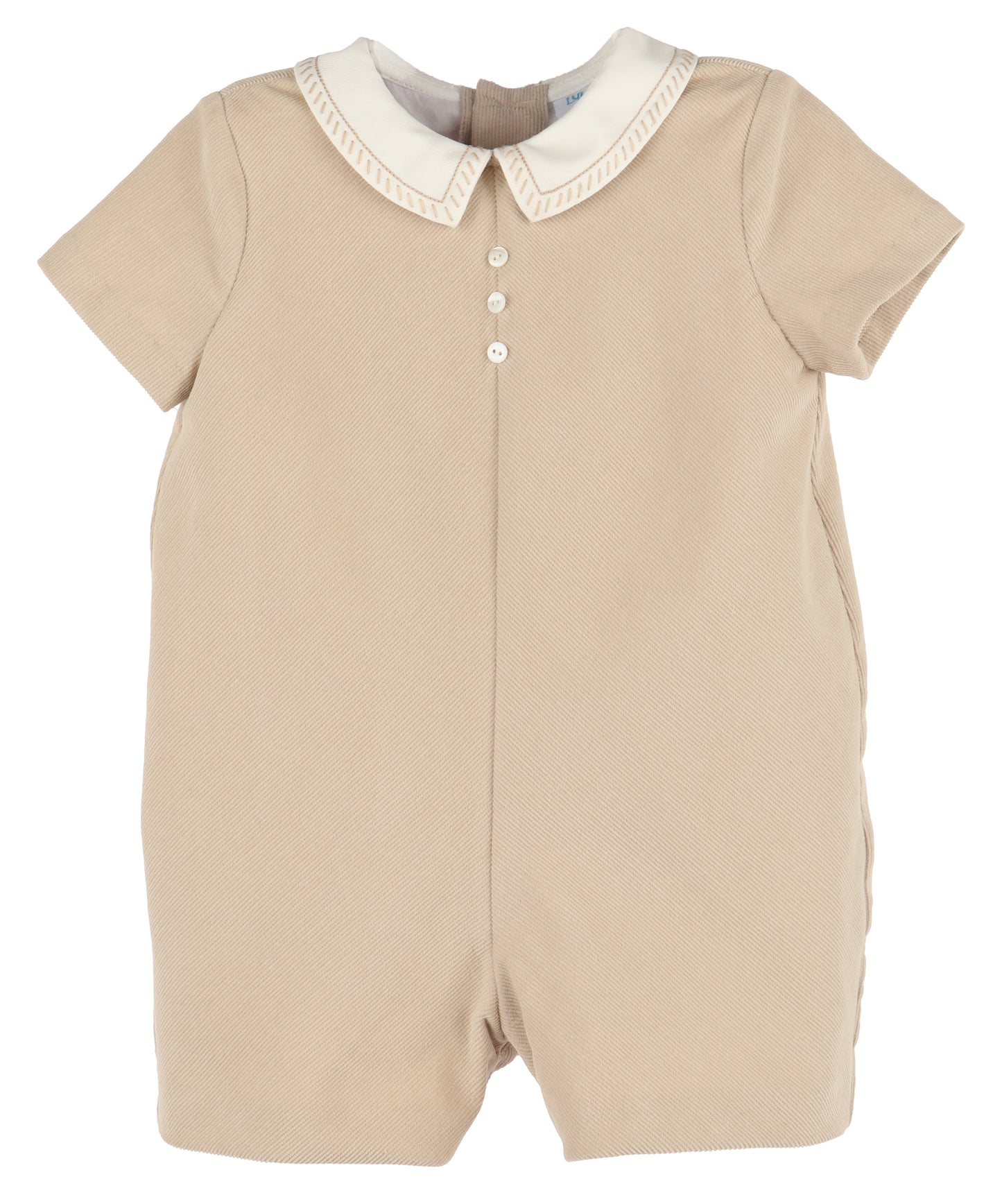 Cozy Cord Romper - Beige