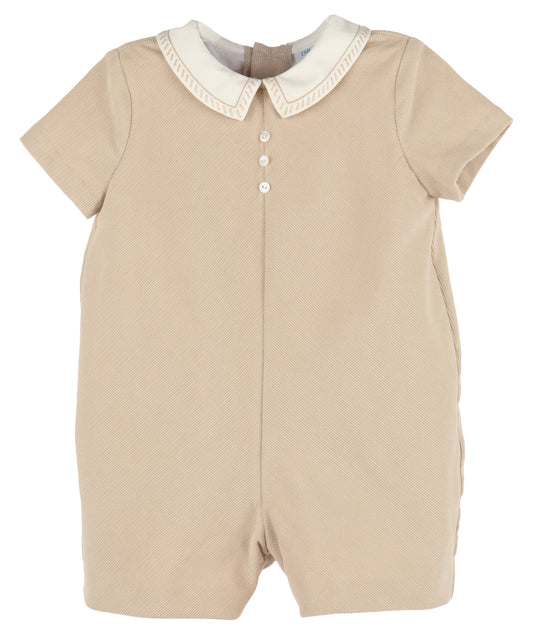 Cozy Cord Romper - Beige