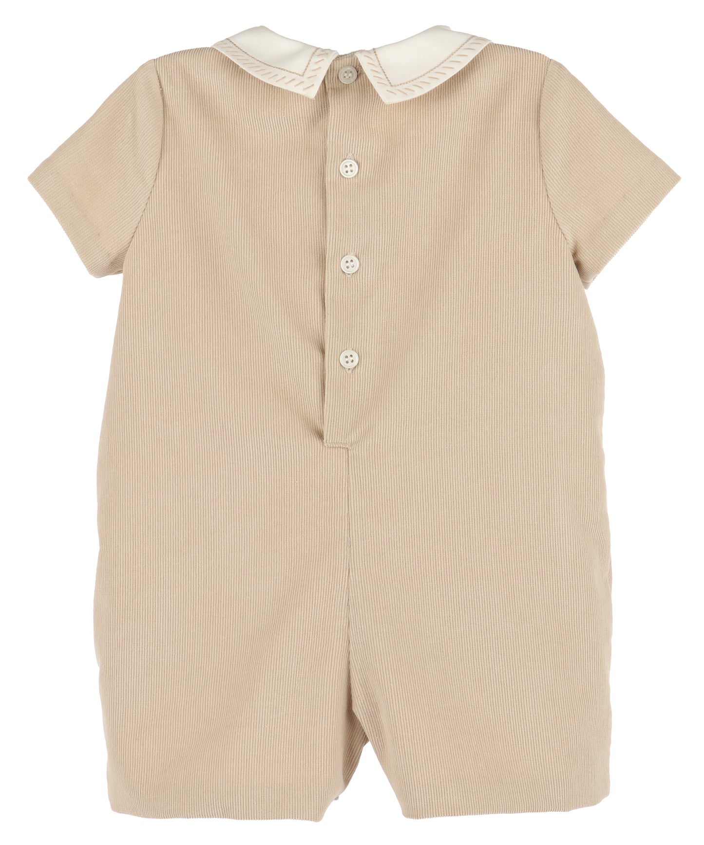 Cozy Cord Romper - Beige