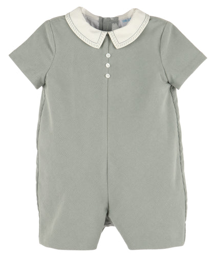 Cozy Cord Romper - Green