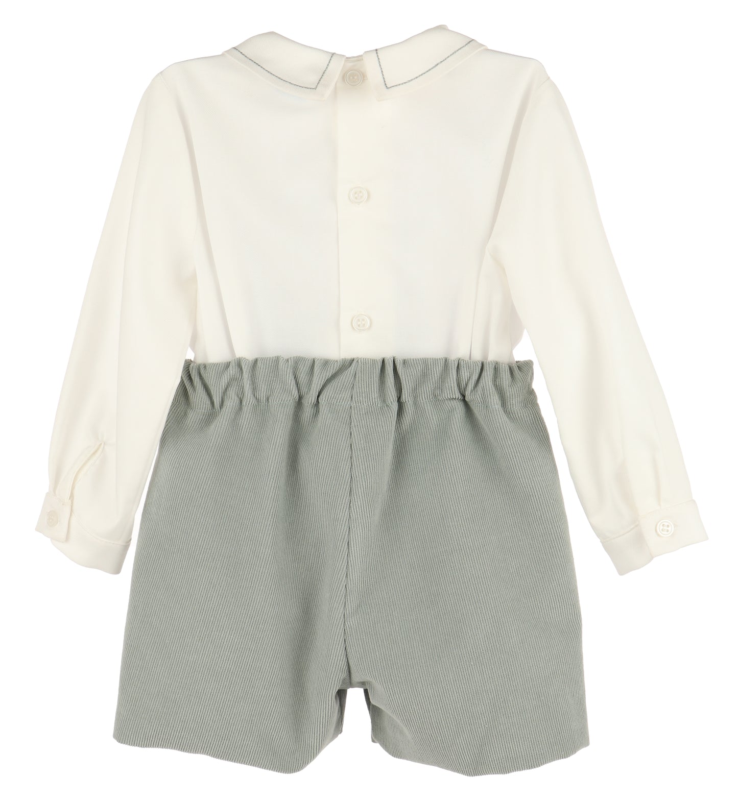 Cozy Cord Boy Set - Green