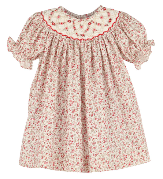Mulberry Floral Bishop - Red