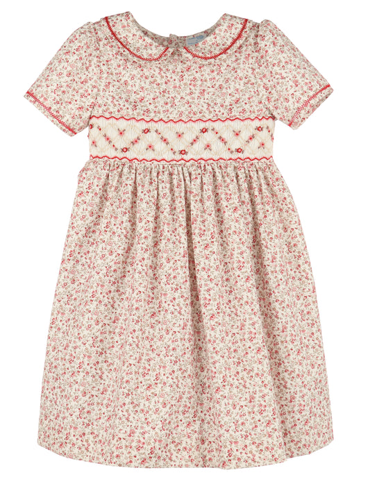 Mulberry Floral Dress - Red