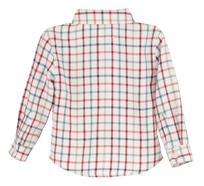 Tattersal Boy Shirt - Green
