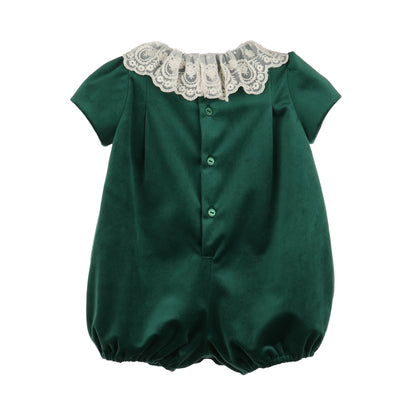 Deluxe Velvet Girl Bubble - Green
