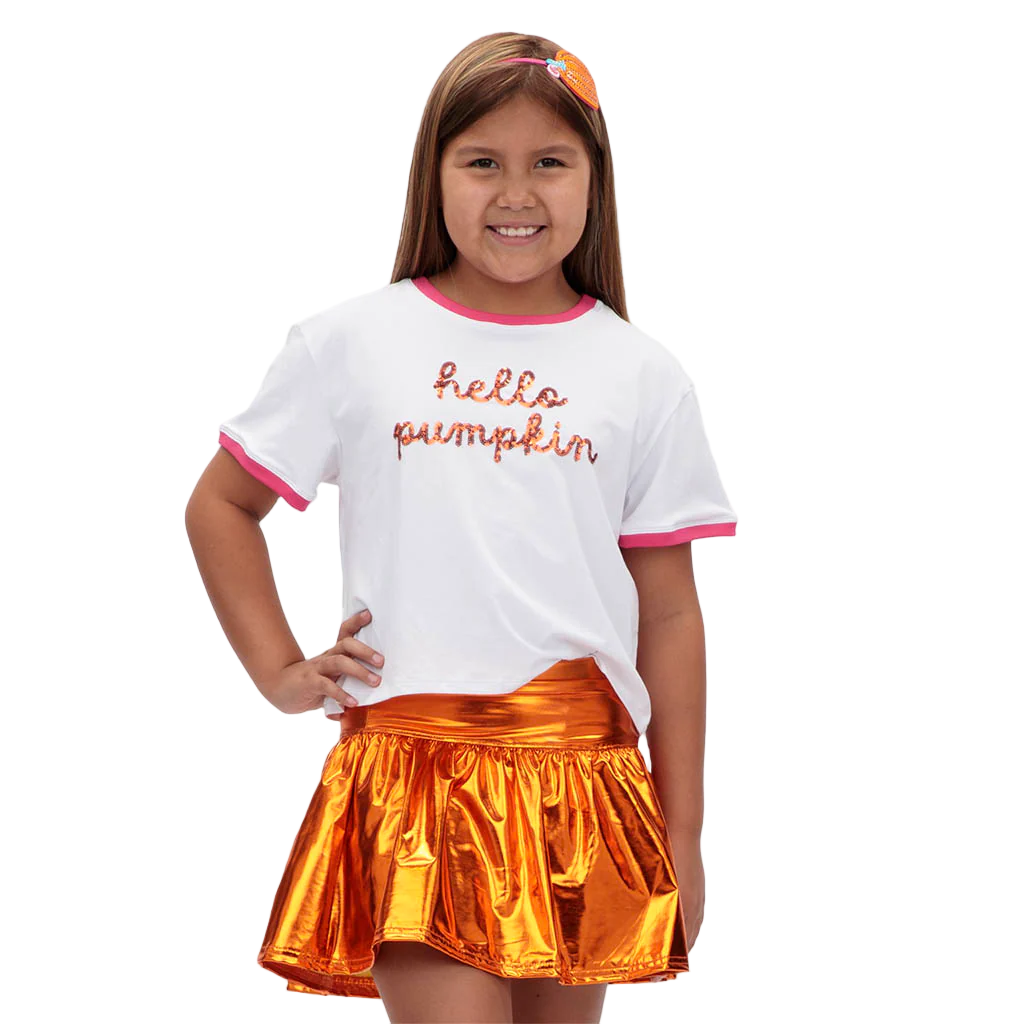 Hello Pumpkin Tinsel Tee