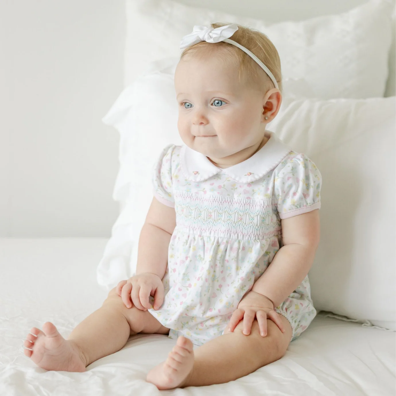 Clara's Classics Smocked Bubble