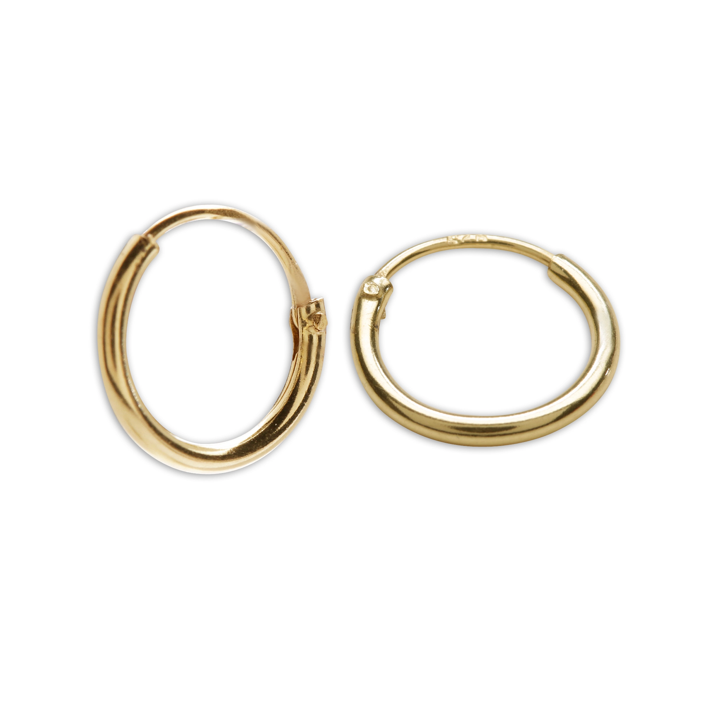 Endless Hoop Earring - 14K Gold