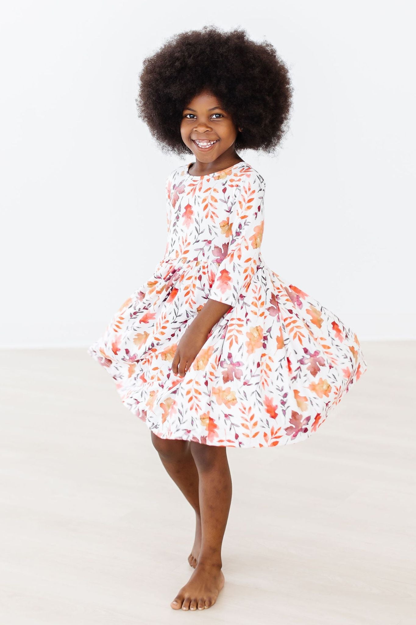 Falling Leaves Twirl Dress