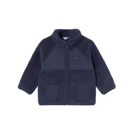 Sherpa Zip Jacket - Blue