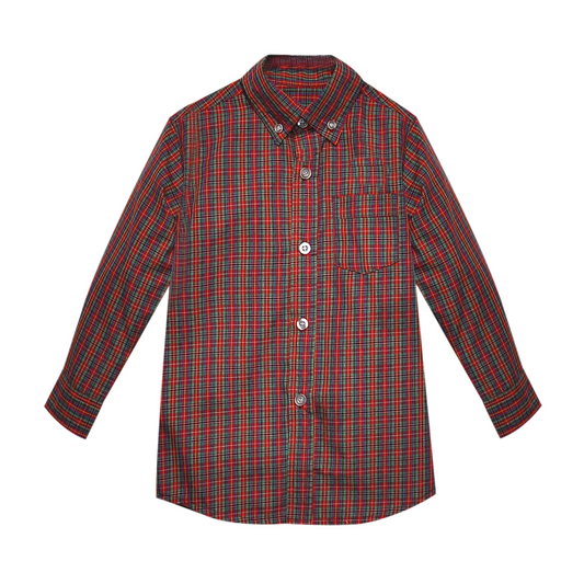 Arthur Shirt - Red Plaid