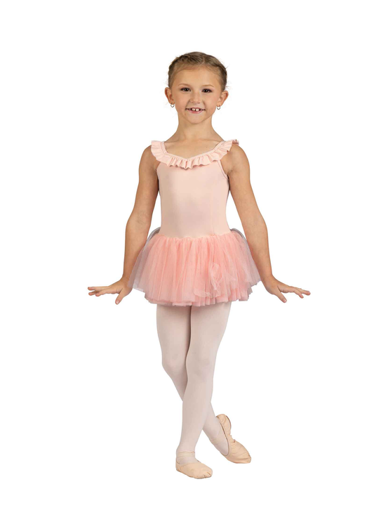 Ruffle Trim Tutu - Rose Quartz