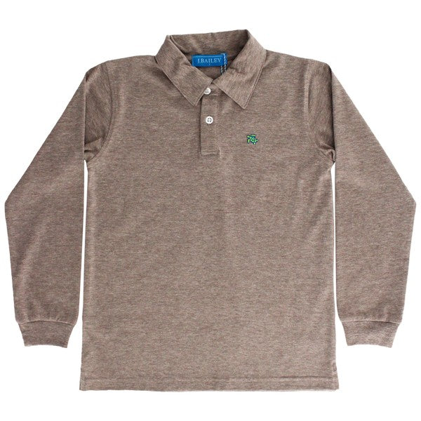 Harry L/S Polo - Bark