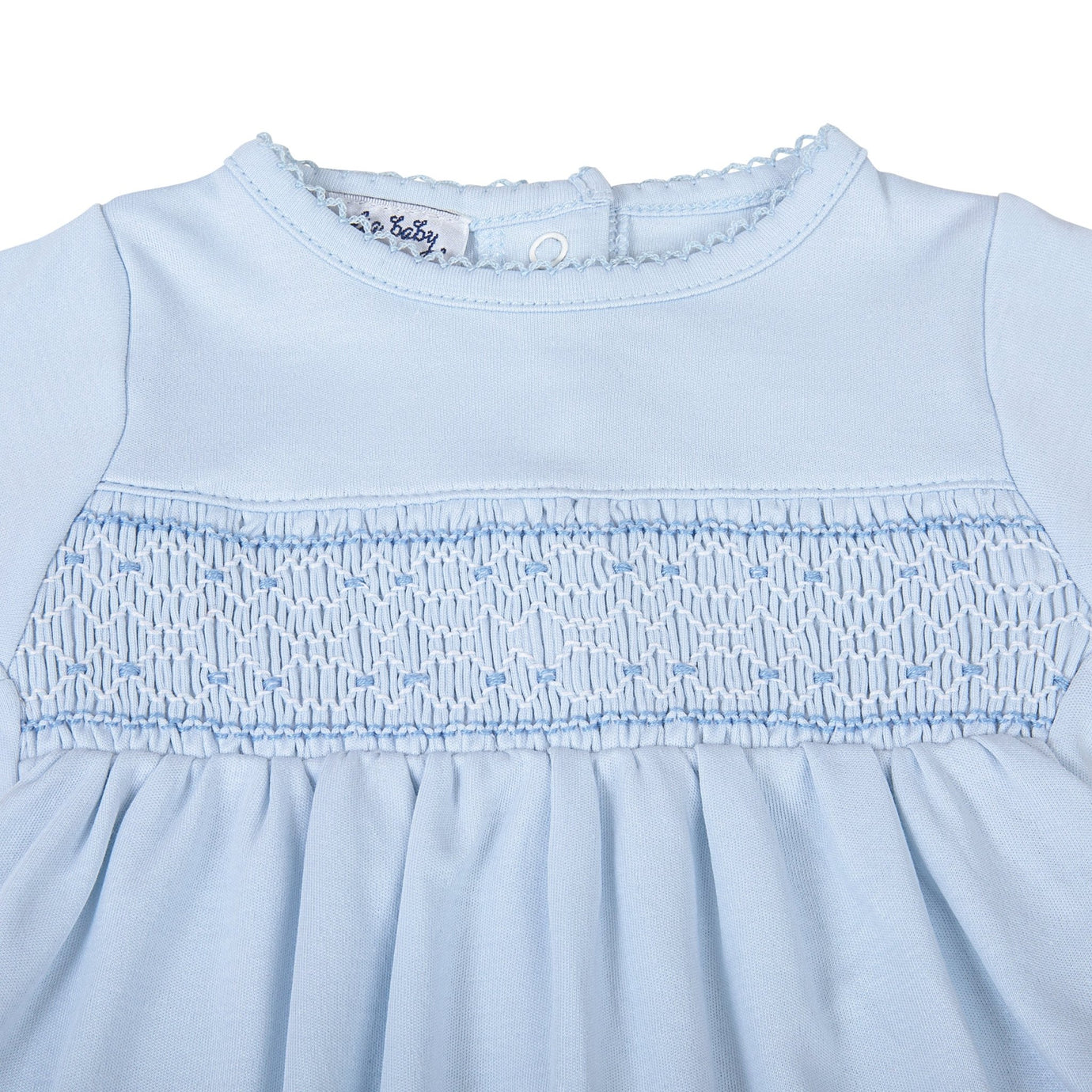 Blue Smocked Footie - 5312-415