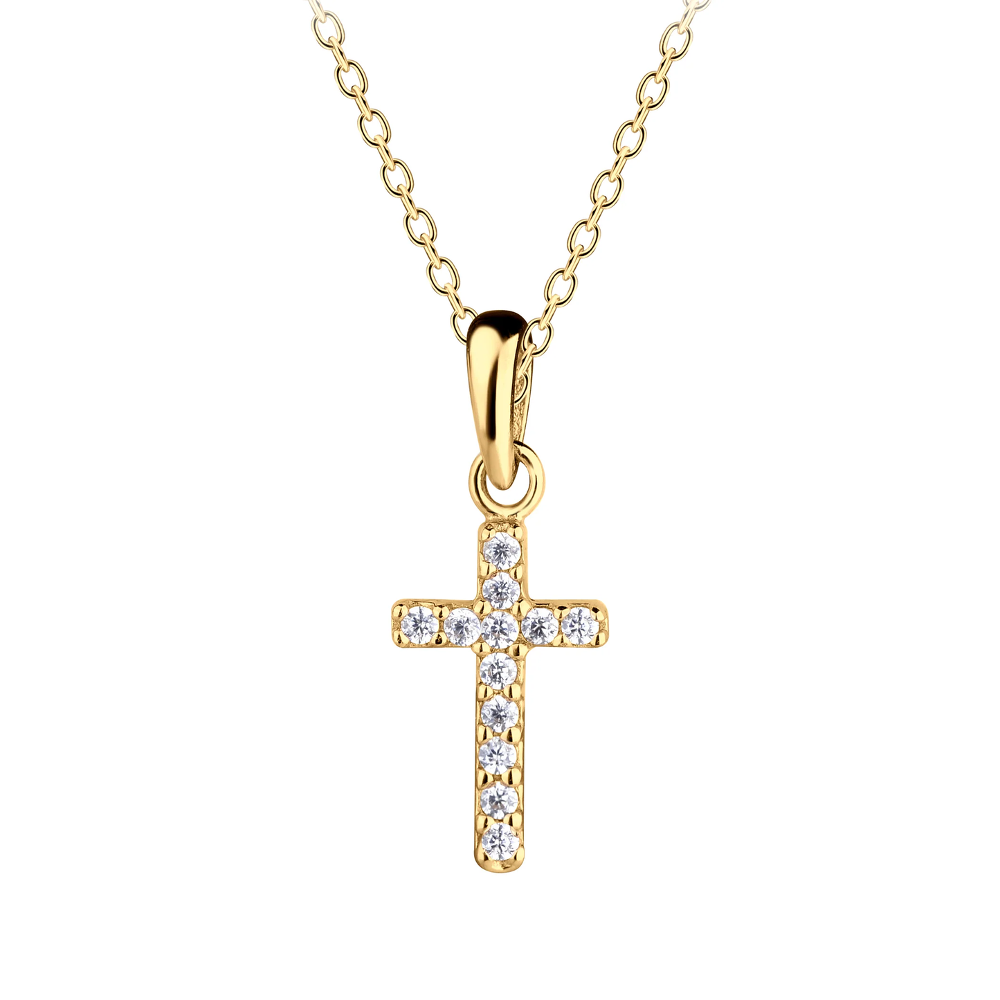 Cross Necklace - 14K Gold