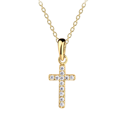 Cross Necklace - 14K Gold