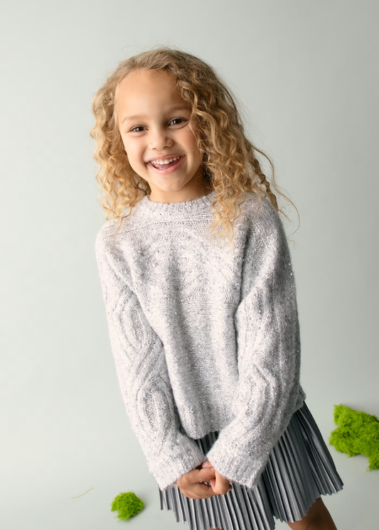 Sequins Sweater - Silver