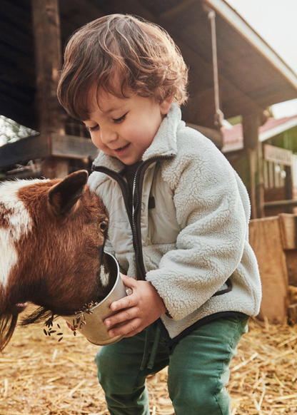 Sherpa Zip Jacket - Chai