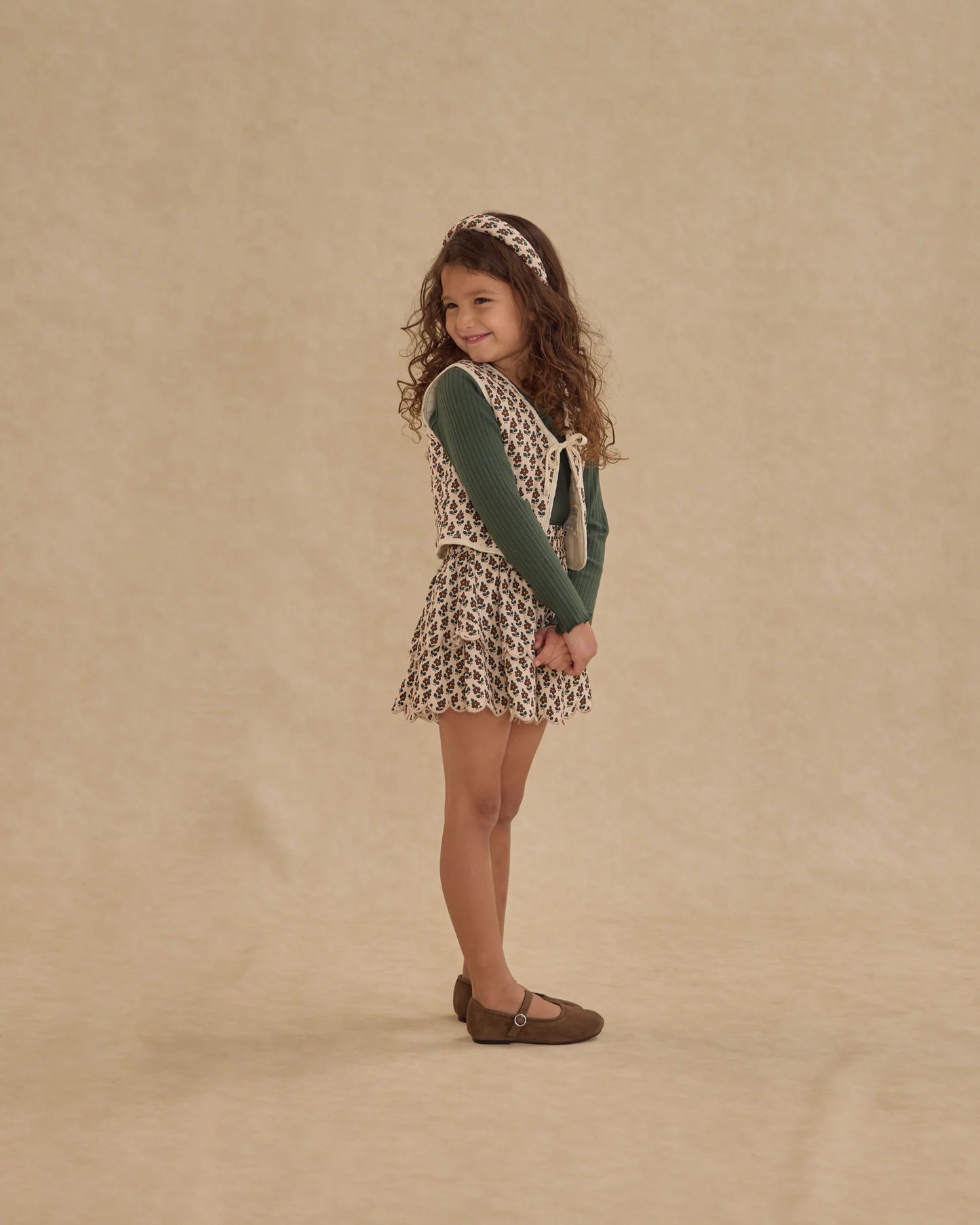 Rose Mini Skirt - Harvest Floral