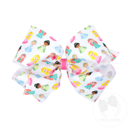 King Princess Print Bow - 1772