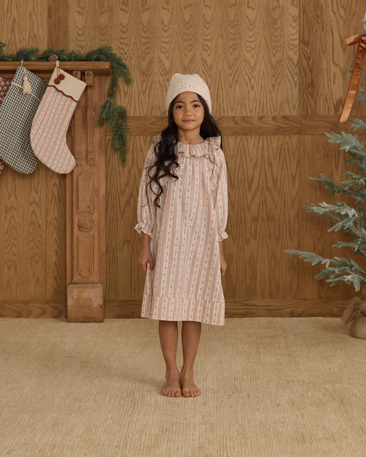 Girl's Nightgown - Candy Cane Stripe