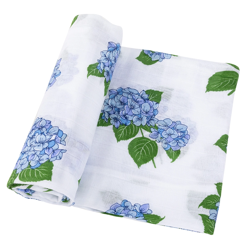 Hydrangeas Swaddle Blanket