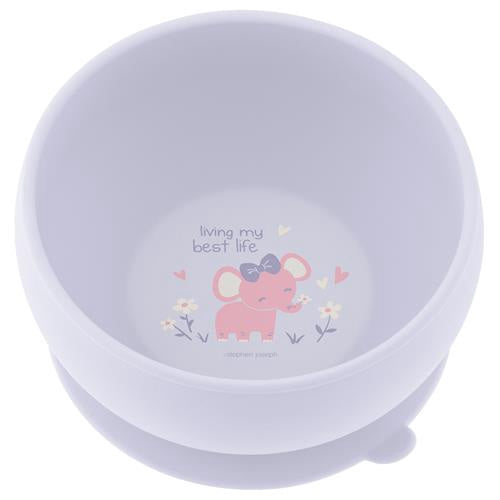 Suction Cup Silicone Bowl