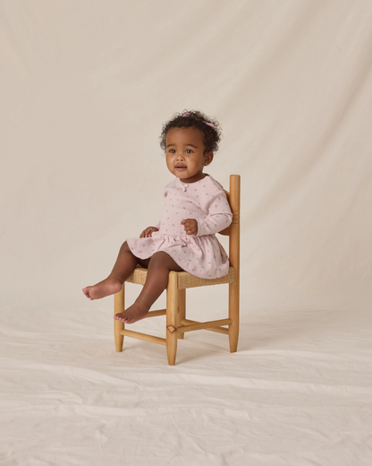 Pointelle Skirt Bodysuit - Lilac Ditsy