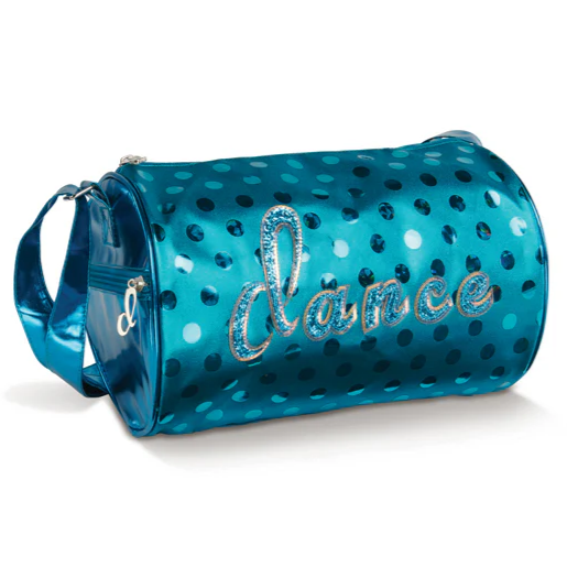 Dot Dance Duffel Bag - Turquoise