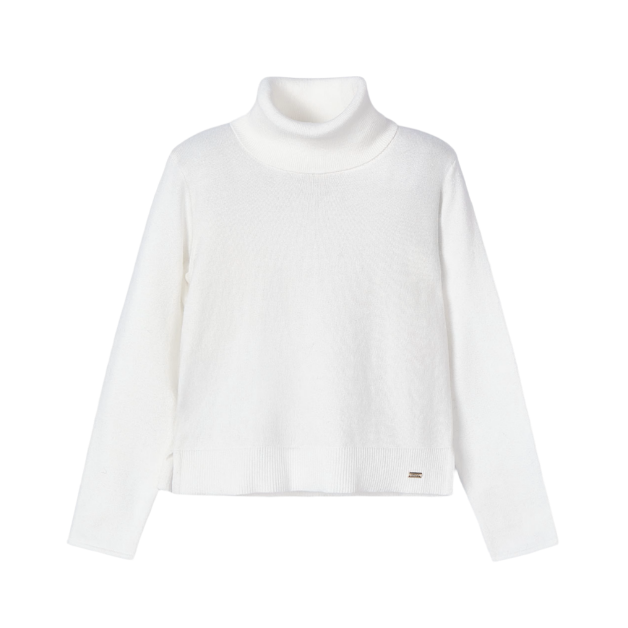 Turtleneck Sweater - White