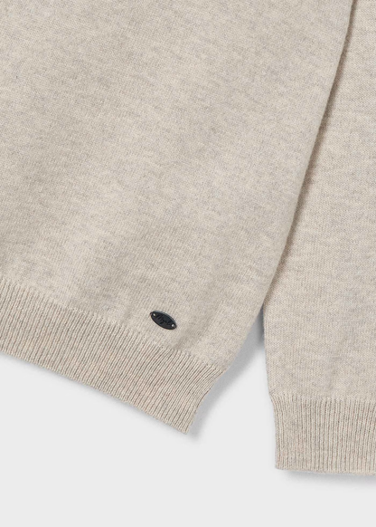 Knit L/S Polo - Chai