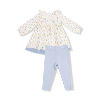 Western Sunflower Dress Set