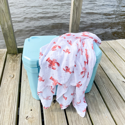 Heads or Tails Swaddle Blanket