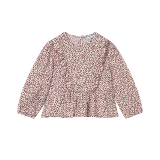 Flowers Print Blouse - Crystal