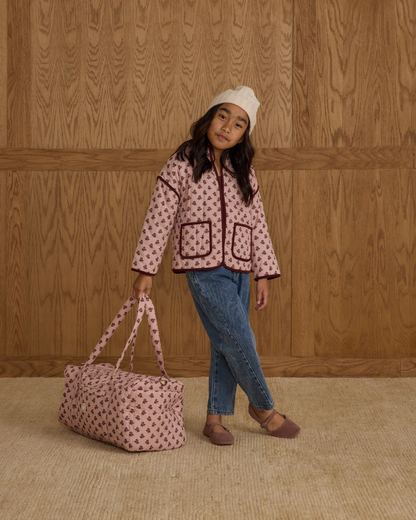 Quilted Jacket - Blush Fleur
