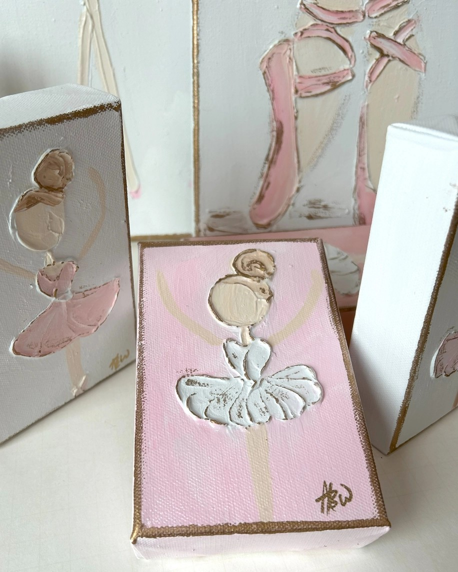 Ballerina Recital Block - 4x6in.