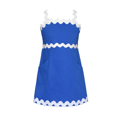 A-Line Rick Rack Dress W/ Pockets
