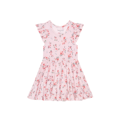 London - Cap Slv. Ruffle Twirl Dress