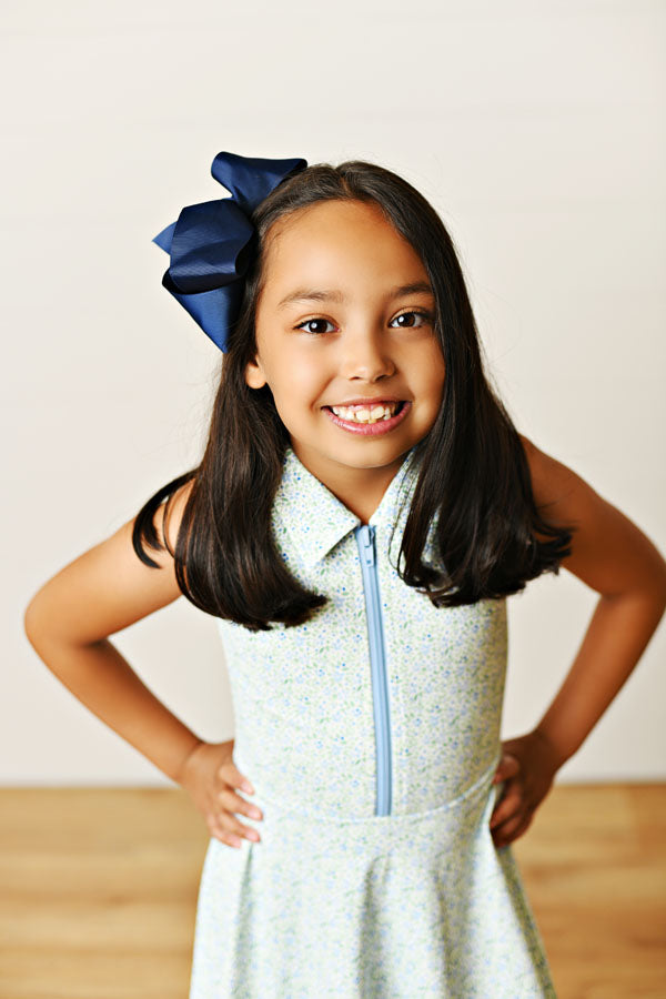 Floral Collar Tennis Dress