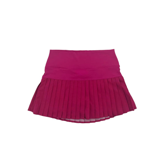 Athletic Pleated Skirt - Magenta