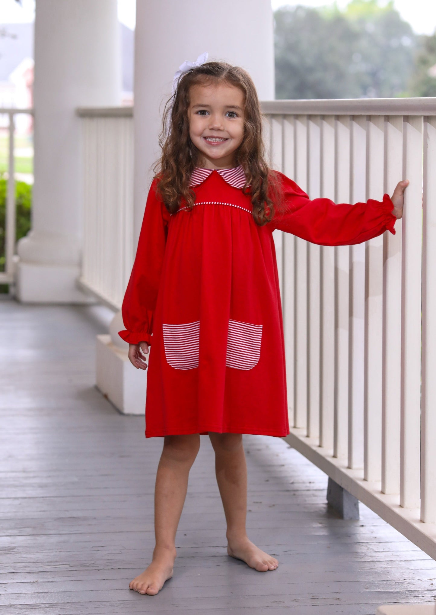 Abigail Dress - Red