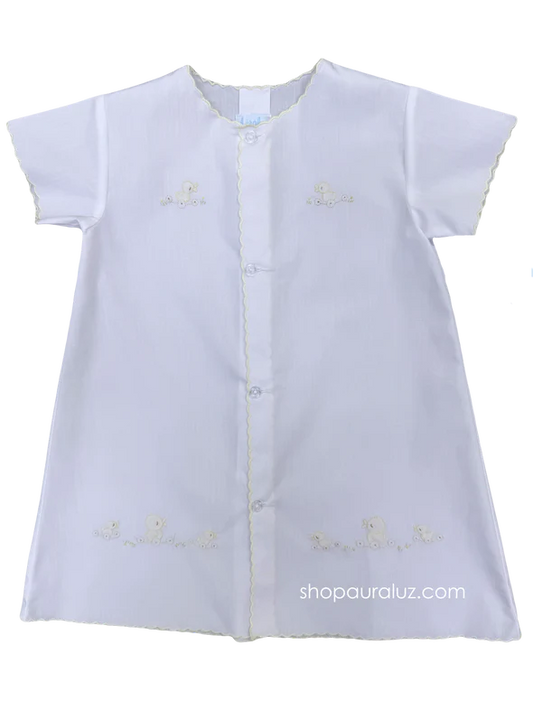 Wht/Y Emb. Daygown - 315
