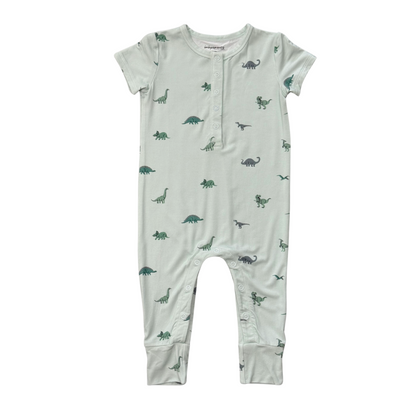 Dinosaur - S/S Henley Romper
