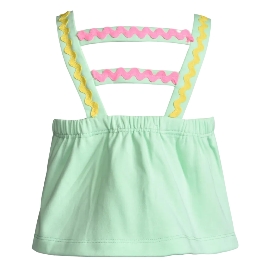 Swing Top W/ Ric Rac Trim & Patch Detail - Mint