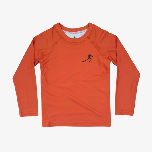 Bolt Rash Guard - Tangerine Tackle