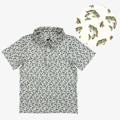 CoolShade™ Scottie Polo (UPF 50+) - Trout Traditions
